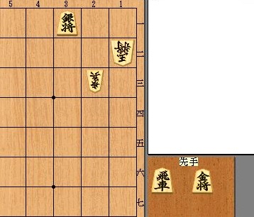 詰将棋の局面図
